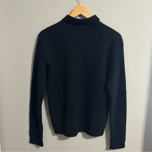Andean Alpaca Wool Black Sweater - Picture 2 of 11